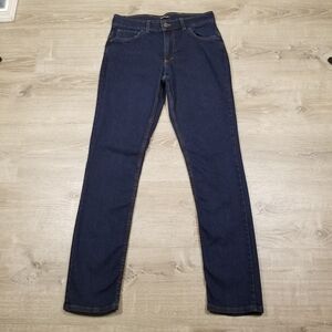 Origin Delta Jeans Mens 32x32 Blue Legit Fit Taper Made in USA Stretch Denim